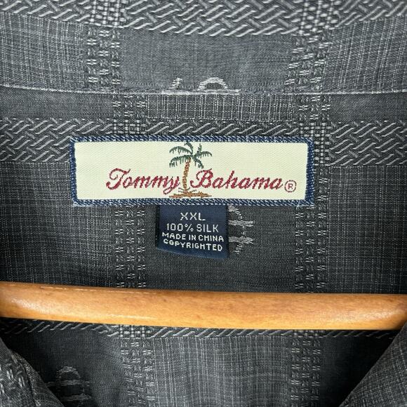 Tommy Bahama Mens 100% Silk "Relax, It's Only Money" Short Sleeve Shirt Size XXL - Picture 5 of 6